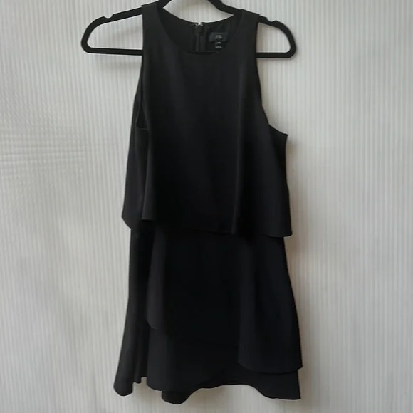 Black sleeveless mini dress/playsuit - Picture 3 of 5